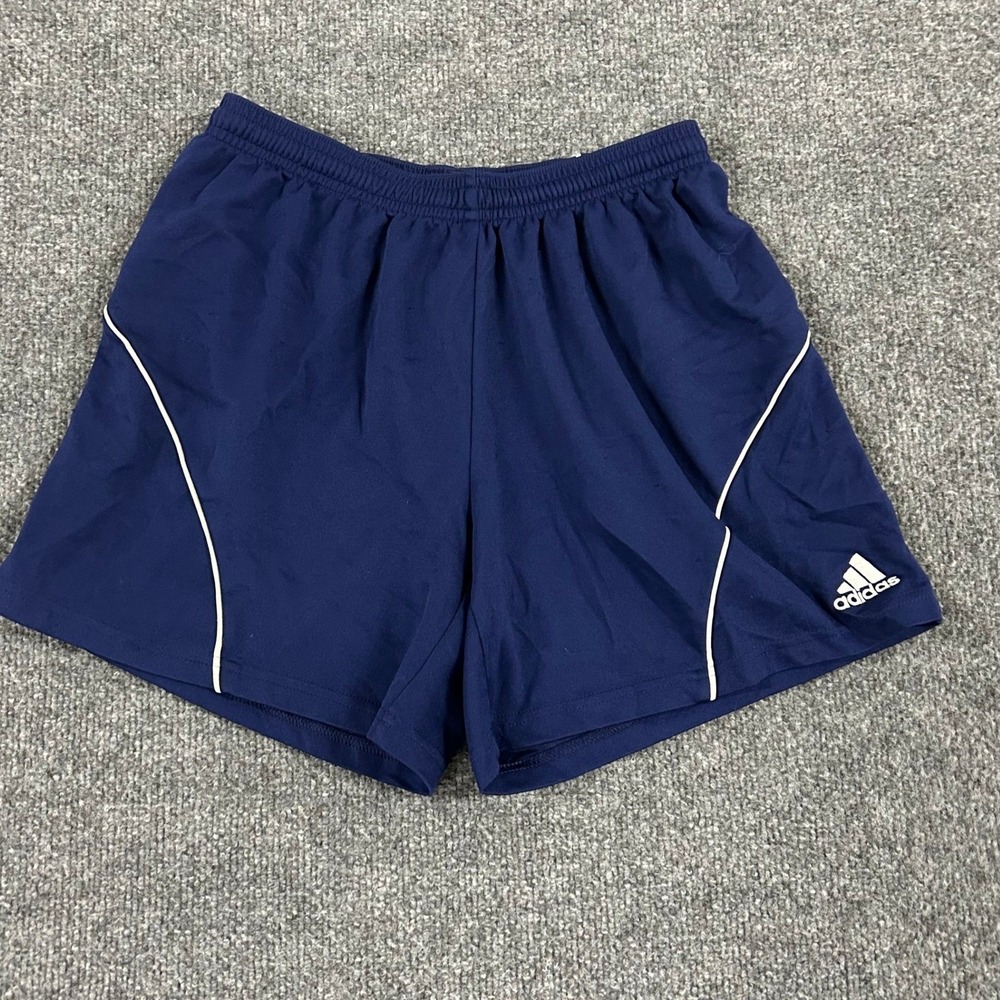 Adidas Shorts Womens Size S Navy Blue Athletic Clima365 Soccer Running Gym